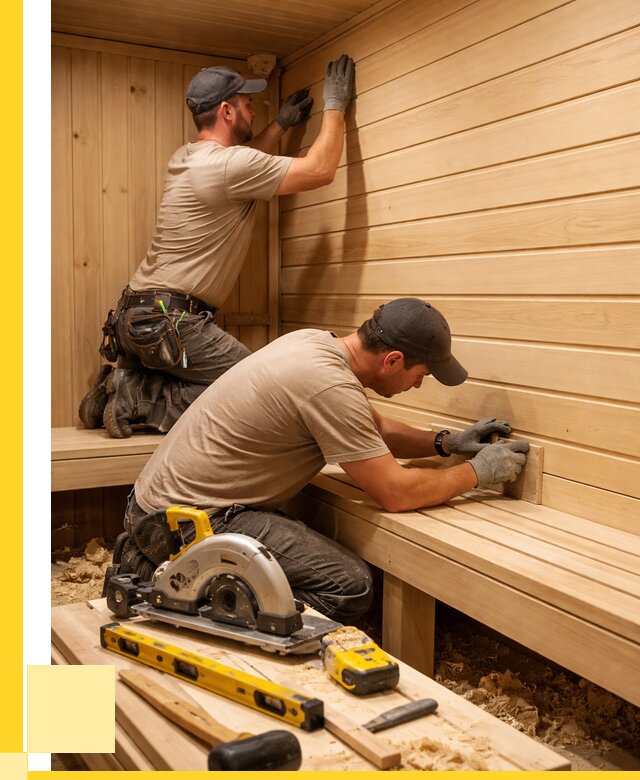 Обшивка саун вагонкой в Твери от 2718 р. | ЭриданТвр