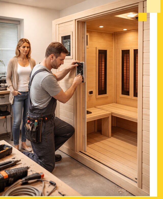 Инфракрасные сауны под ключ в Твери продажа и установка