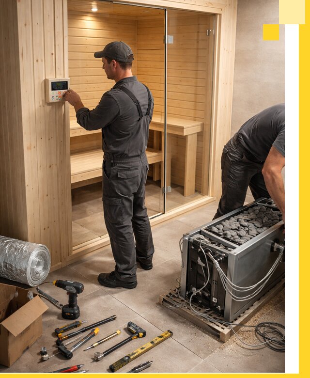 Поставка, установка и монтаж электрических саун в Твери