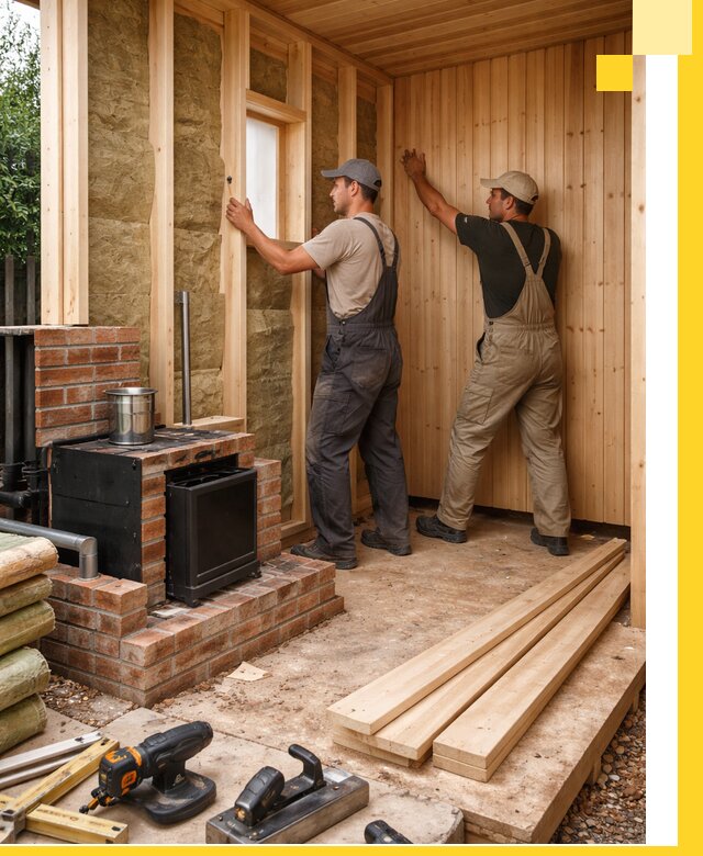 Строительство и установка дачных саун под ключ в Твери