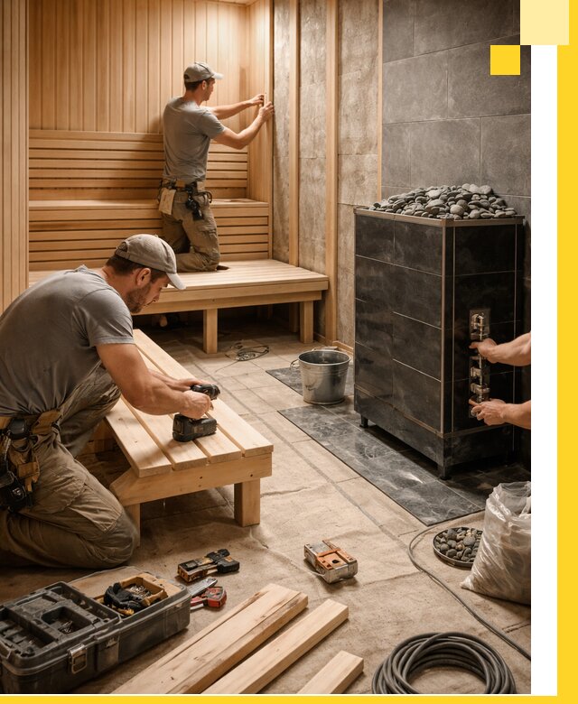 Дизайн и строительство интерьерных саун под ключ в Твери