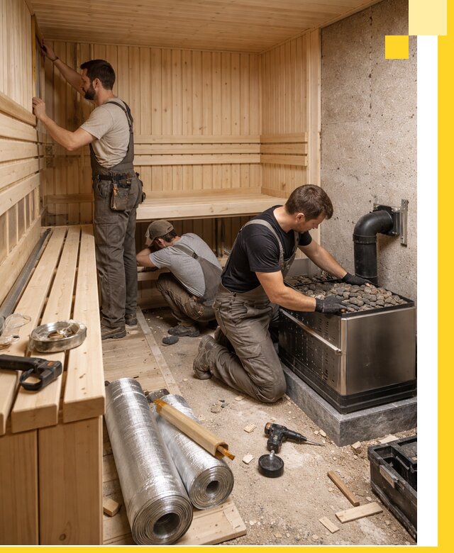 Индивидуальные сауны на заказ в Твери под ключ, проект и монтаж