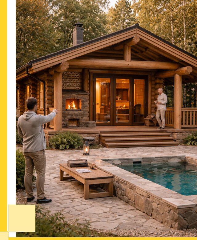 Проекты бань и хамам в Твери от 27175 р. | ЭриданТвр