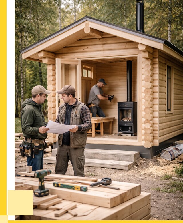 Монтаж бань под ключ в Твери — от 217400 р. | ЭриданТвр