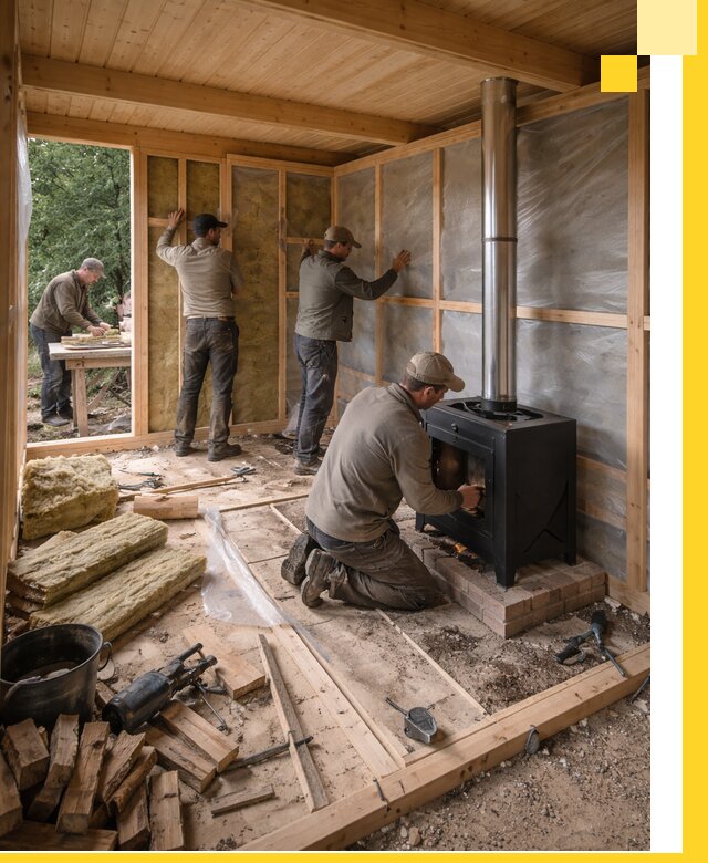 Профессиональный монтаж бань под ключ в Твери для дома