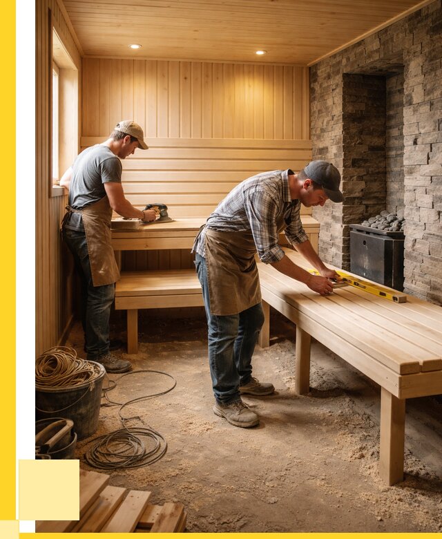 Отделка бани в Твери: внутренняя отделка от 3261 р. | ЭриданТвр