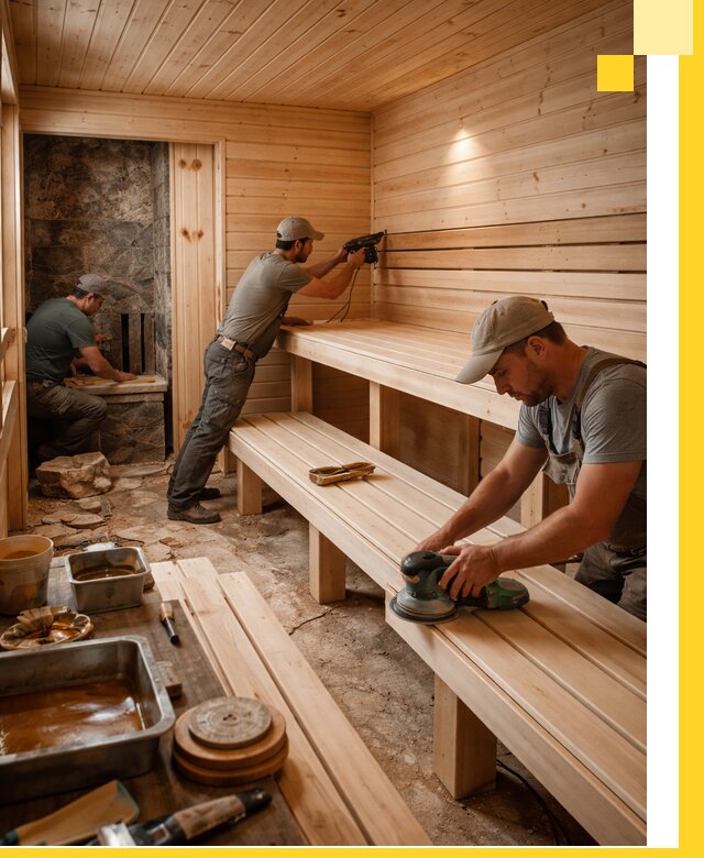 Профессиональная отделка бань в Твери под ключ, с гарантией