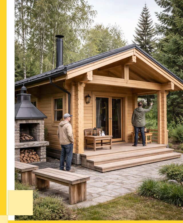 Деревянные бани под ключ в Твери от 489150 р. | ЭриданТвр