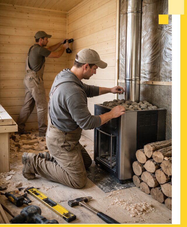 Строительство деревянных бань под ключ в Твери проекты и монтаж