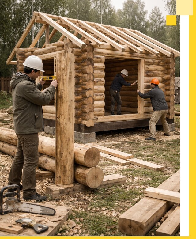 Строительство бань для дачи под ключ в Твери с доставкой и монтажом