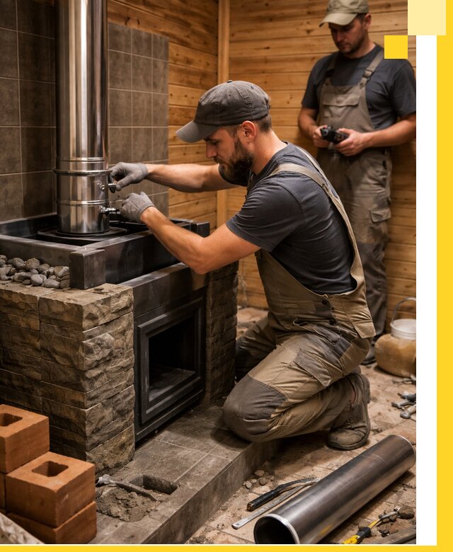 Изготовление и установка банных печей под ключ в Твери