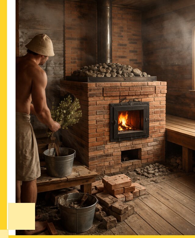 Кирпичные банные печи в Твери от 97830 р. | ЭриданТвр