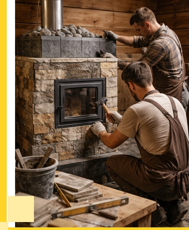 Облицовка банной печи в Твери от 16305 р. | ЭриданТвр