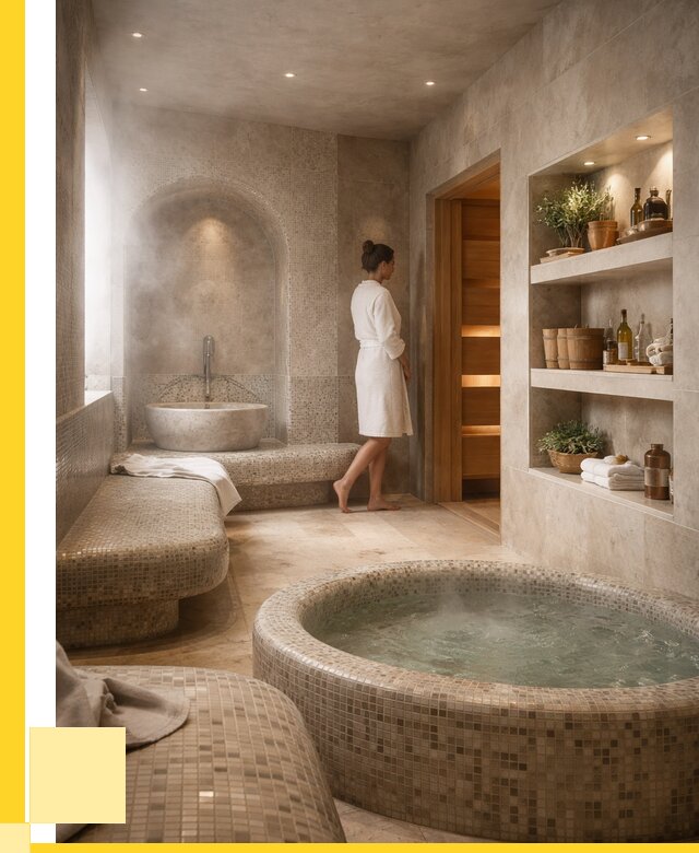 Строительство бани с хамамом в Твери от 815250 р. | ЭриданТвр