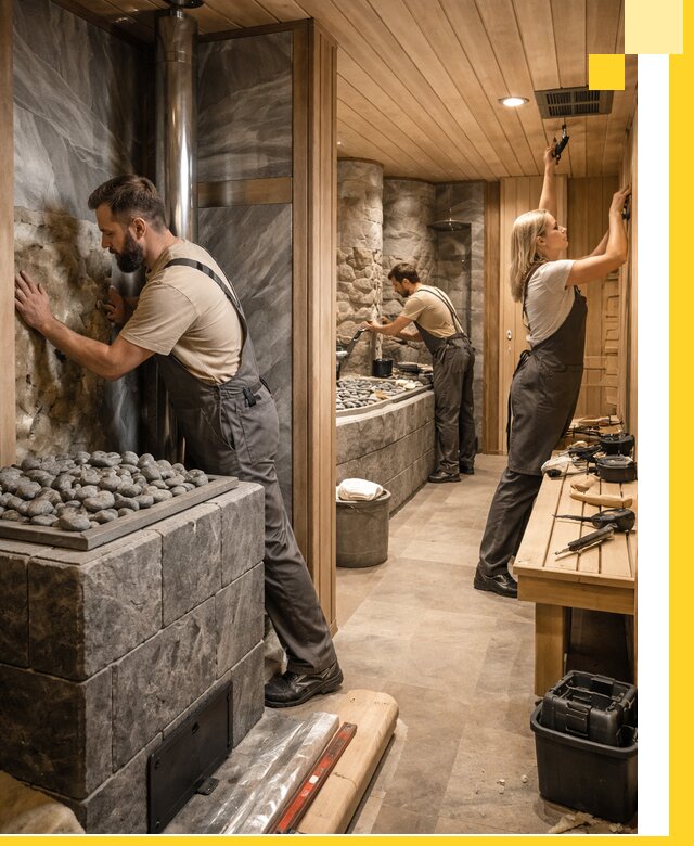Строительство бань и SPA процедур в Твери под ключ и отделкой