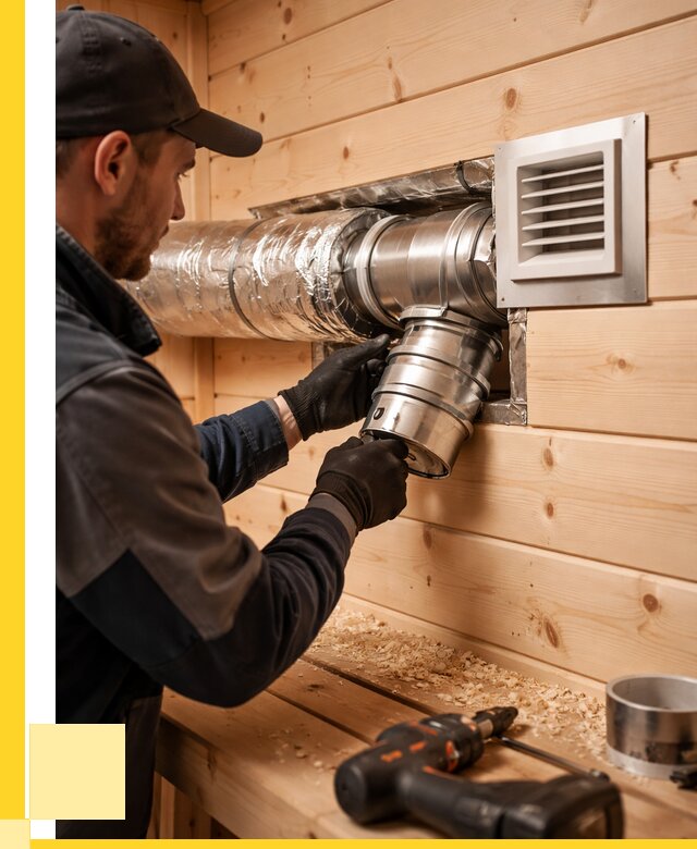 Монтаж вентиляции бани в Твери от 13044 р. | ЭриданТвр