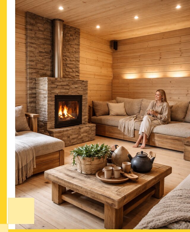 Проект бани с комнатой отдыха в Твери от 38045 р. | ЭриданТвр