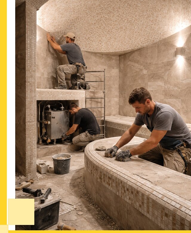 Монтаж хамамов под ключ в Твери от 271750 р. ЭриданТвр