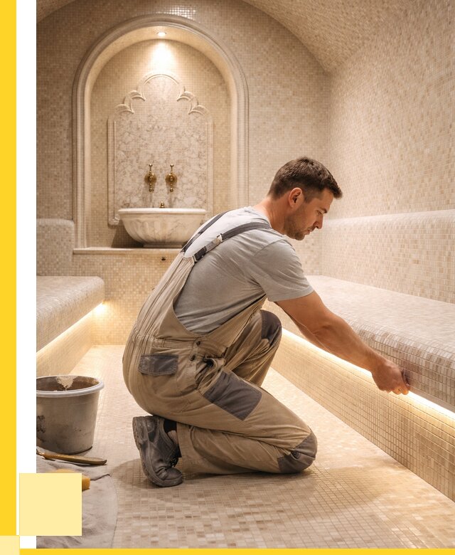 Отделка хамамов под ключ в Твери от 5979 р. | ЭриданТвр