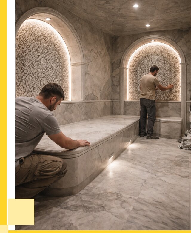 Турецкие бани под ключ в Твери от 271750 р. | ЭриданТвр