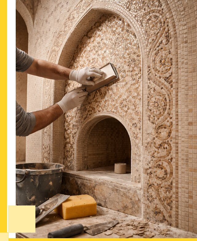 Мозаика для хамама в Твери под ключ от 5435 р. | ЭриданТвр