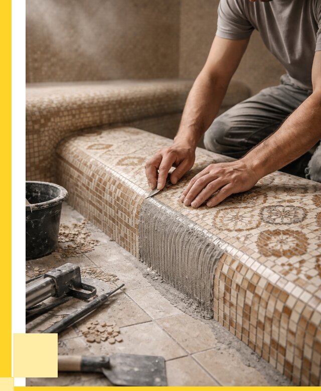 Плитка для хамама под ключ в Твери от 3805 р. | ЭриданТвр