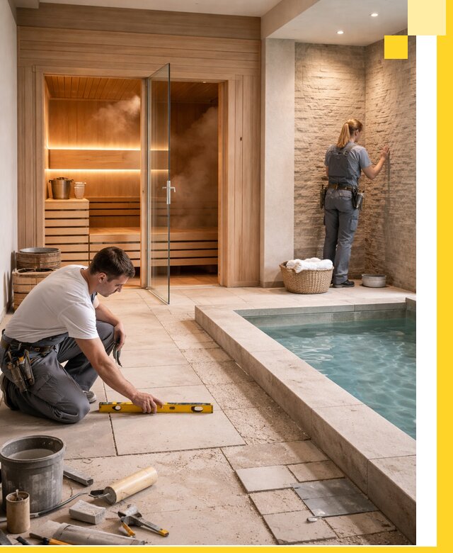 Комплексный дизайн и отделка интерьеров SPA под ключ в Твери